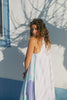 The Linen Maxi Dress with | Woman x Stripes |